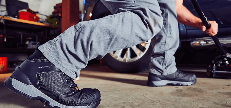 Oil-Resistant Footwear for Mechanics