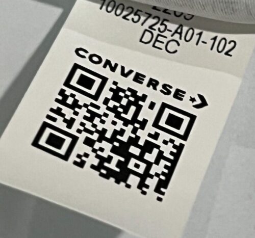 Understanding QR Codes on Converse Shoes